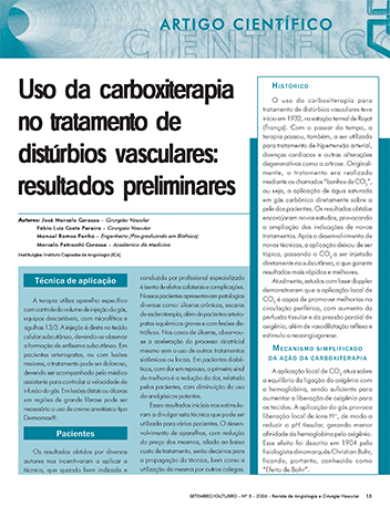 ESTUDIO CIENTIFICO CARBOXITERAPIA